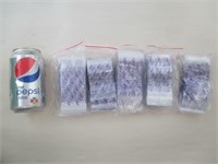 500 mini sacs en plastic scellable pour bijoux,