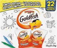 Goldfish Cheddar Crackers - 22 Snack Packs,