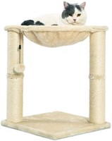 Basics Cat Condo Tree Tower With Hammock Bed And