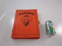 Ancien cahier Mammoth