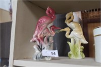 CERAMIC BIRD FIGURINES