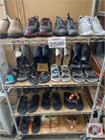 Shoes Lot of 21 pairs of shoes assorted sizes and