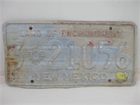 Vintage New Mexico License Plate