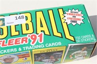 Fleer 91 Baseball Card Set