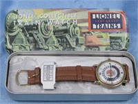 NOS Lionel Trains Collector's Watch Untested