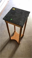 Marble top plant stand