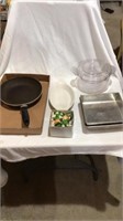 Pan, cooking sheet, dish