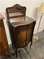 Antique Victorian music cabinet