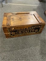 Antique biscuit box