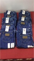 6 pair Wrangler Boys size 14 slim  over $85 value