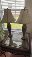 2 table lamps 30 inches