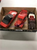 THREE MODEL CARS