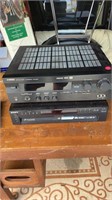 Yamaha and Sony old school CD DVD receiver