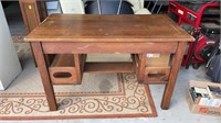 Wood work table