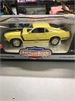 AMERICAN MUSCLE 1970 BOSS MUSTANG, 1:18