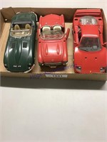 THREE MODEL CARS