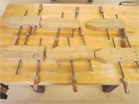 Jorgenson wood clamps, 14"