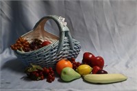 ceramic fruit basket