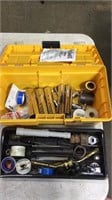 Toolbox and plumbing items