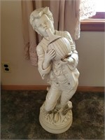 Ivory Boy with Jug Statue