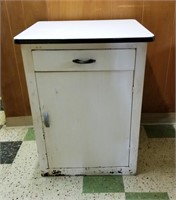 Vintage Formica Top Kitchen Utility Cabinet