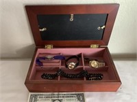 JEWELRY BOX WITH CONTENTS