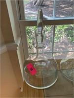 LARGE GLASS DECANTER