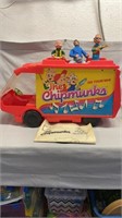 1980s The Chipmonks On Tour Van Mobile Play Set.