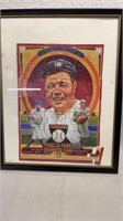 1983 Donruss Babe Ruth framed Puzzle Complete