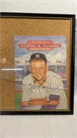 1984 Donruss Mickey Mantle framed Puzzle Complete