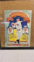 1986 Donruss Lou Gehrig framed Puzzle Complete