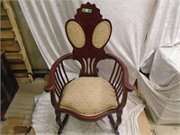 See DESCRIPTION-Vintage Rocking Chair