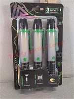 New 3 pk Litez All pocket pen flashlights