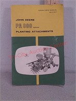John Deere PA 800 planter operator's manual