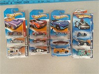 12 Hot Wheels toy cars - new in package