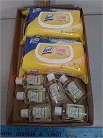 6 new bottles hand sanitizer and new Lysol