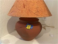 E - Southwestern Ceramic Lamp