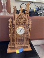 L - Vintage Wooden Clock Decorative