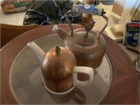 K - Copper Teapot Lot
