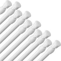 10PCS Spring Curtain Rods 23 to 43 in Tension Rod