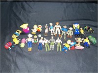 LOT OF ASSORTED ACTION FIGURES AND WIND-UPS