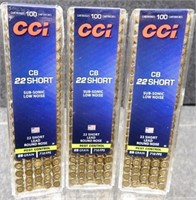 (300 ) Rounds .22 Short CCI Ammunition