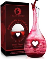 Heart Shaped Wine Decanter