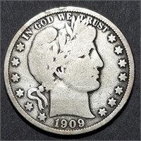 1909 Barber Half Dollar - 5,500 Example Exist