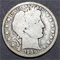 1909-O Barber Half Dollar - 1,750 Examples Survive