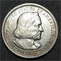 1893 Columbian Expo Silver Half Dollar MS