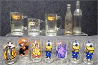 A&W Mugs, Character Glasses & Bottles