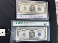 2 - 1934 $5 Silver Certificates