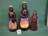 syrup bottles