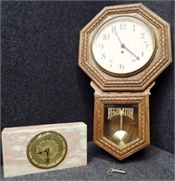 Regulator & Marble Clocks